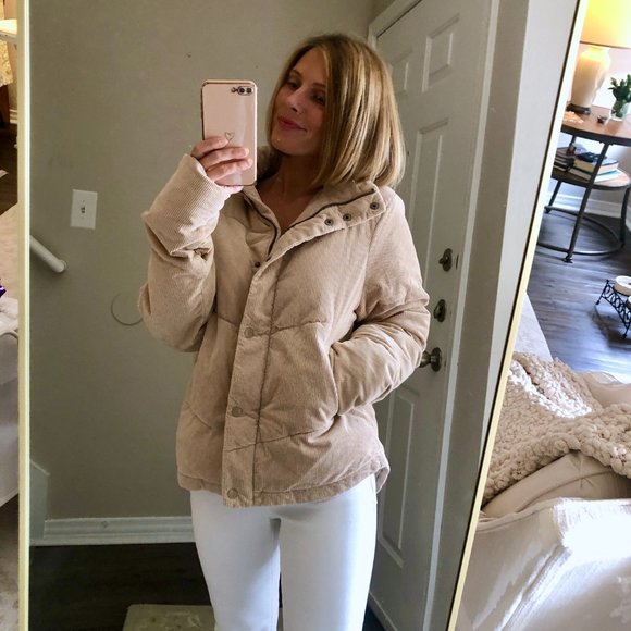❌SOLD❌Splendid Milla Cord Puffer Jacket Retail $228 - Picture 2 of 12